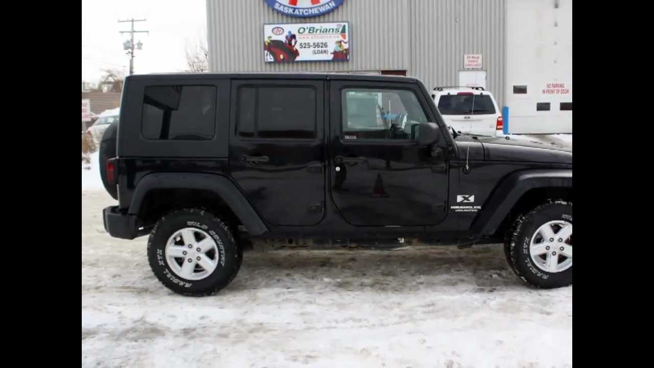 2382B 2007 JEEP WRANGLER UNLIMITED X for sale in Saskatoon