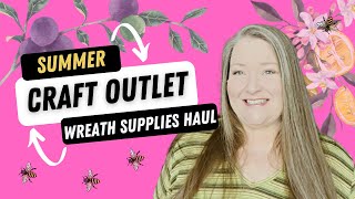 Craft Outlet Haul ~ Wreath Supplies For Fall & Halloween! Order Early For  Best Selection! 