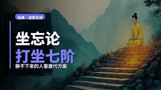 **坐忘论：一千三百年前的注意力训练说明书**内容核心：打坐七阶完整次第 现代转译（收心=注意力回收/真观=元认知/泰定=深度稳定态）；暗含人群：静不下来的都市人、正念冥想练习者、传统修行文化好奇者