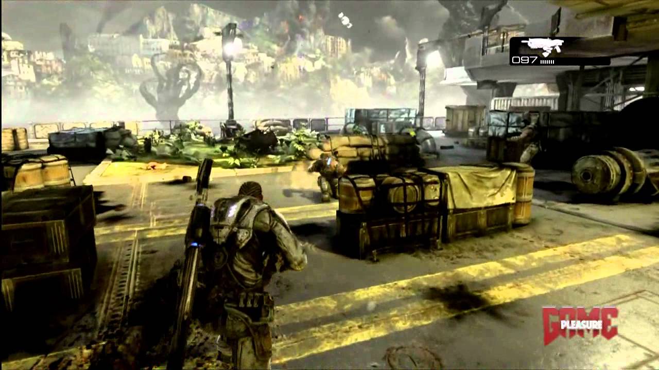 truco de gears of war 3 pollo lambent gigante y boomer lanza pollos