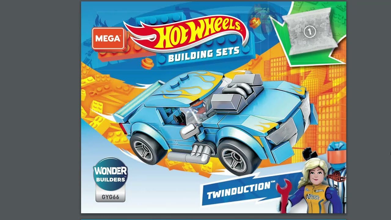 Twinduction Instructions | Hot Wheels | Mega Bauanleitungen | GYG66 | MEGA Construx Anleitung Manual