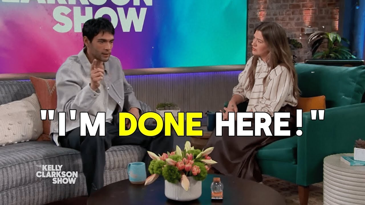 Diego Calva WALKS OFF Kelly Clarkson's Show After Heated Clash.