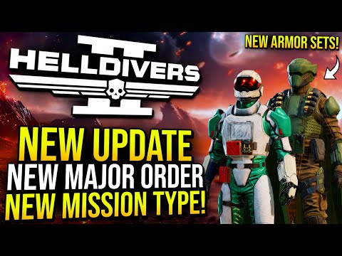 Helldivers 2 - New Update Brings New Mission Type, New Armor, and More!
