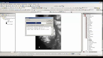 Generate map contour lines from a digital elevation model