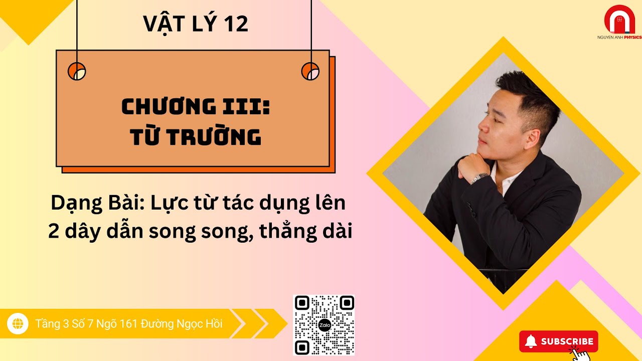 [VẬT LÝ 12] CHƯƠNG III: Từ Trường| Dạng Bài: Lực Từ Tác Dụng lên 2 dây dẫn song song, thẳng dài