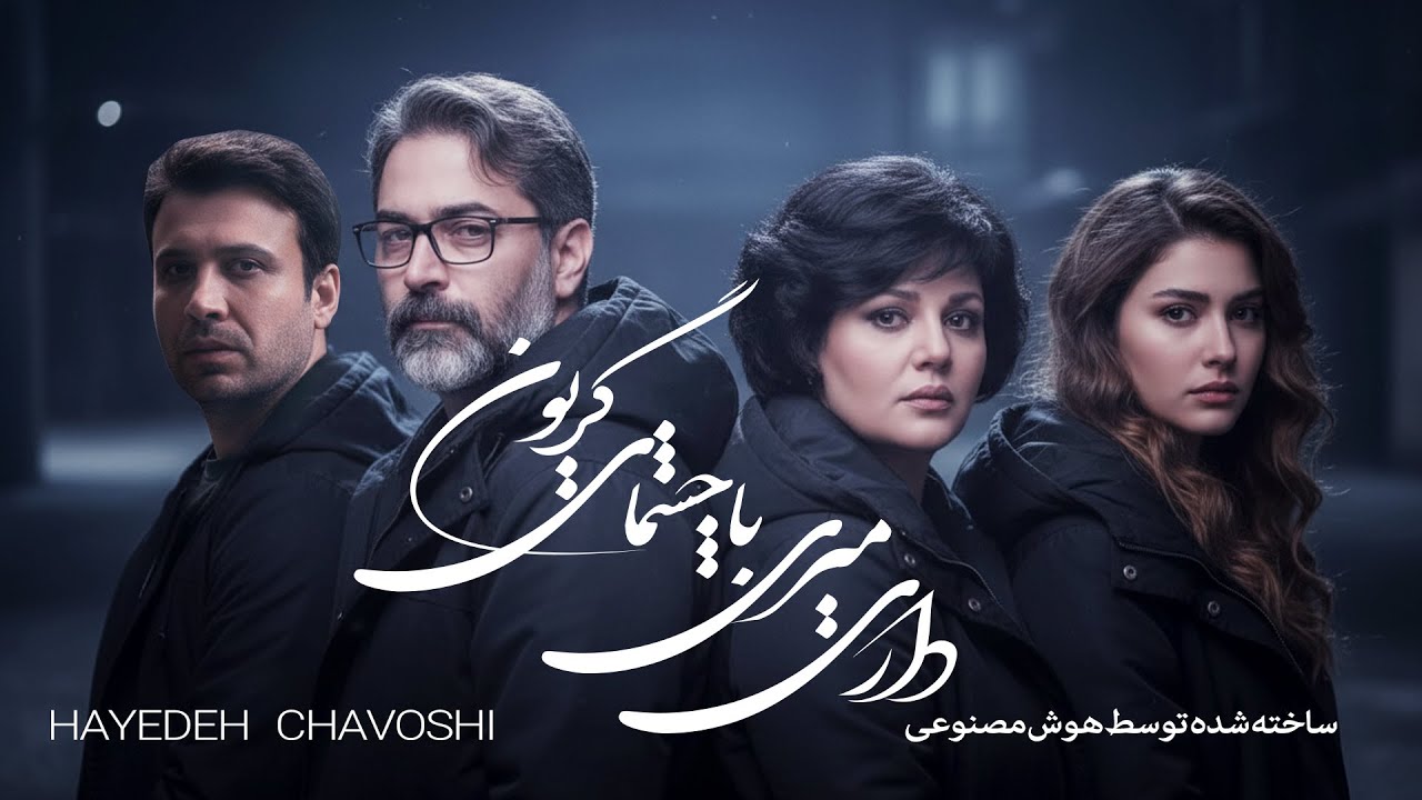 داری میری با چشمای گریون . .💔😔💔 . با صدای #هایده ، #چاوشی (AI) l  موزیک ویدیو