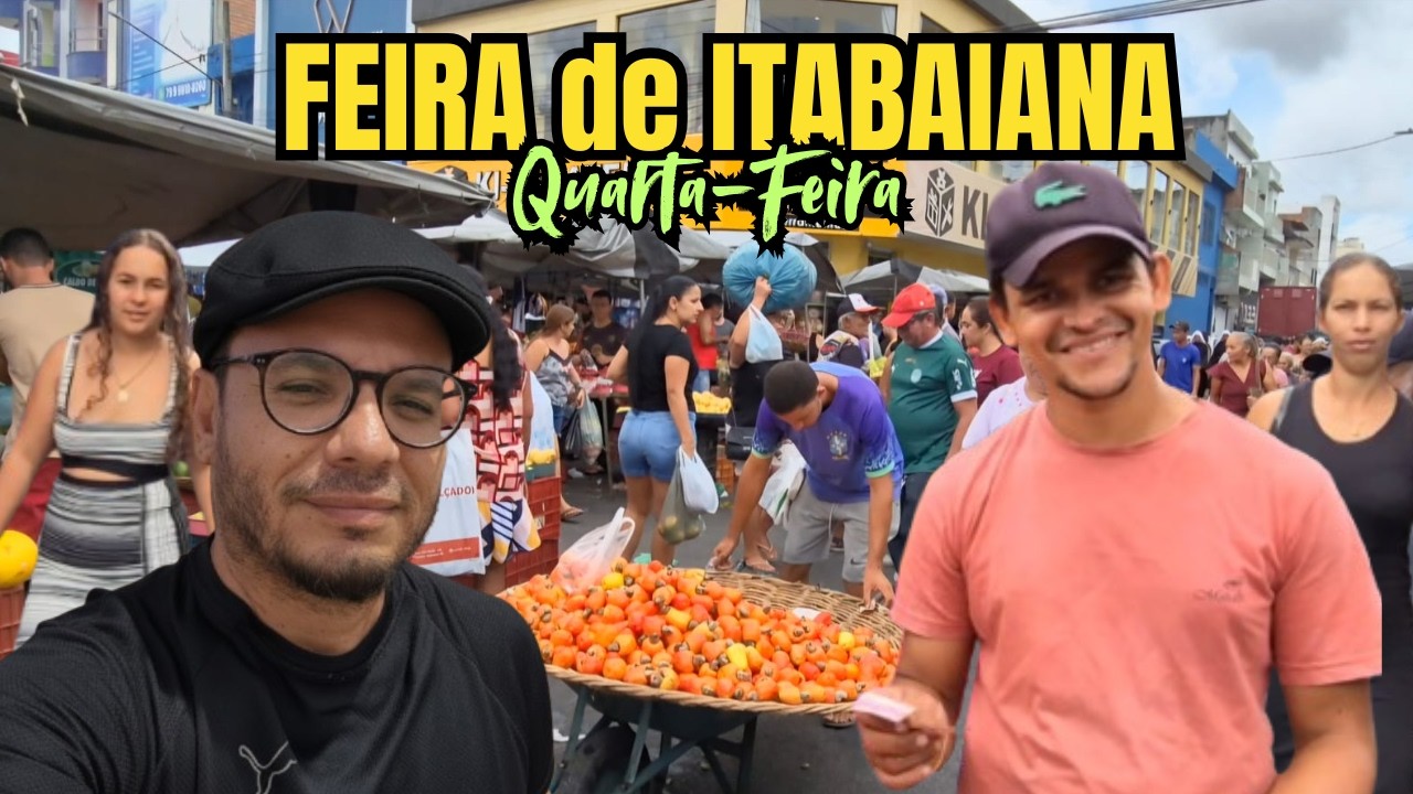 FEIRA de ITABAIANA numa QUARTA! NUNCA pensei ver ISSO!!😱 #feiradeitabaiana #itabaianase