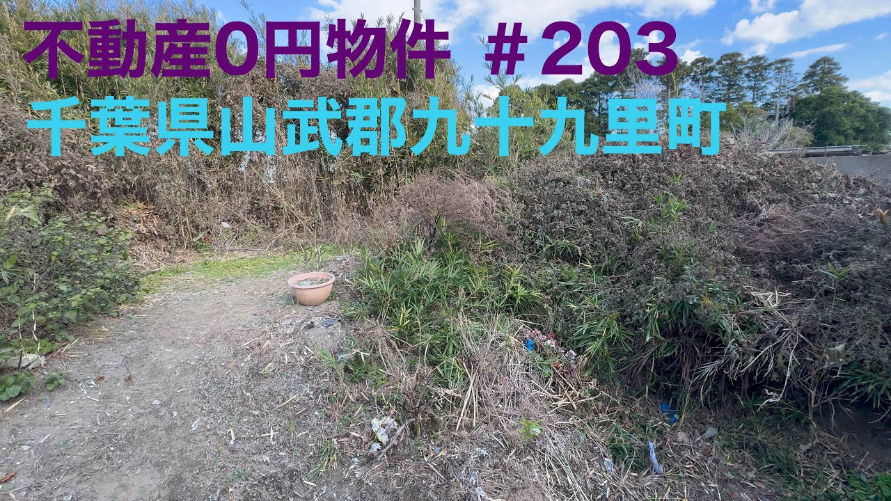 不動産0円物件 ＃203 千葉県山武郡九十九里町