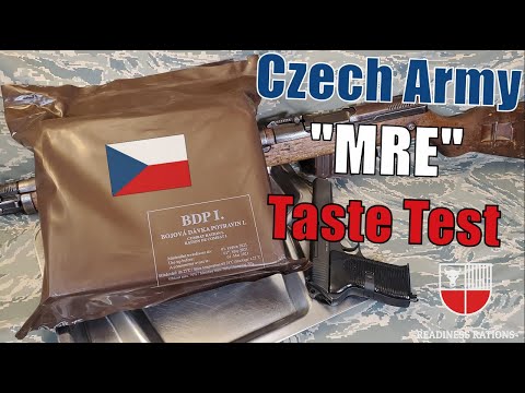 CZECH Republic MRE Review (BDP 1) Military Combat Ration 24 HOUR Taste Test | Army Meal Ready to Eat