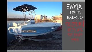Enma Mari̇n 499 Cc Baracuda Tekne - Suzuki̇ Df 70 Atl 13P 35Gps 5900 Motor İlk Test Sürüşü