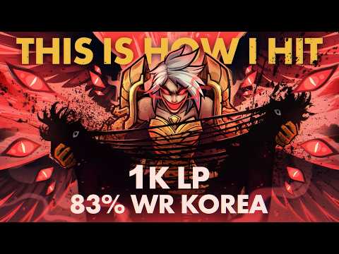 THIS IS HOW I HIT 1000 LP KOREA WITH 83% WINRATE 😈