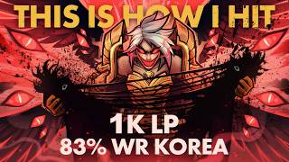 THIS IS HOW I HIT 1000 LP KOREA WITH 83% WINRATE 😈