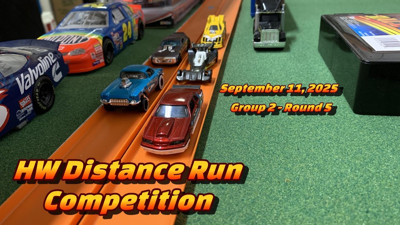 Hot Wheels - Distance Run Competition Group 2 - Round 5 - YouTube