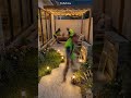 Turning Backyard into a Dream Villa Resort 🌿 #backyardtransformation #gardentimelapse