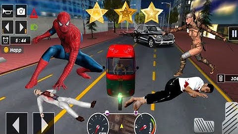 Tuk Tuk Auto Rickshaw Game (Night) 🛺🛺 Android Gameplay #29