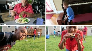 Lunch Date, Piano Lessons &amp; Making S&#39;mores ▸ Memorial Day 2017