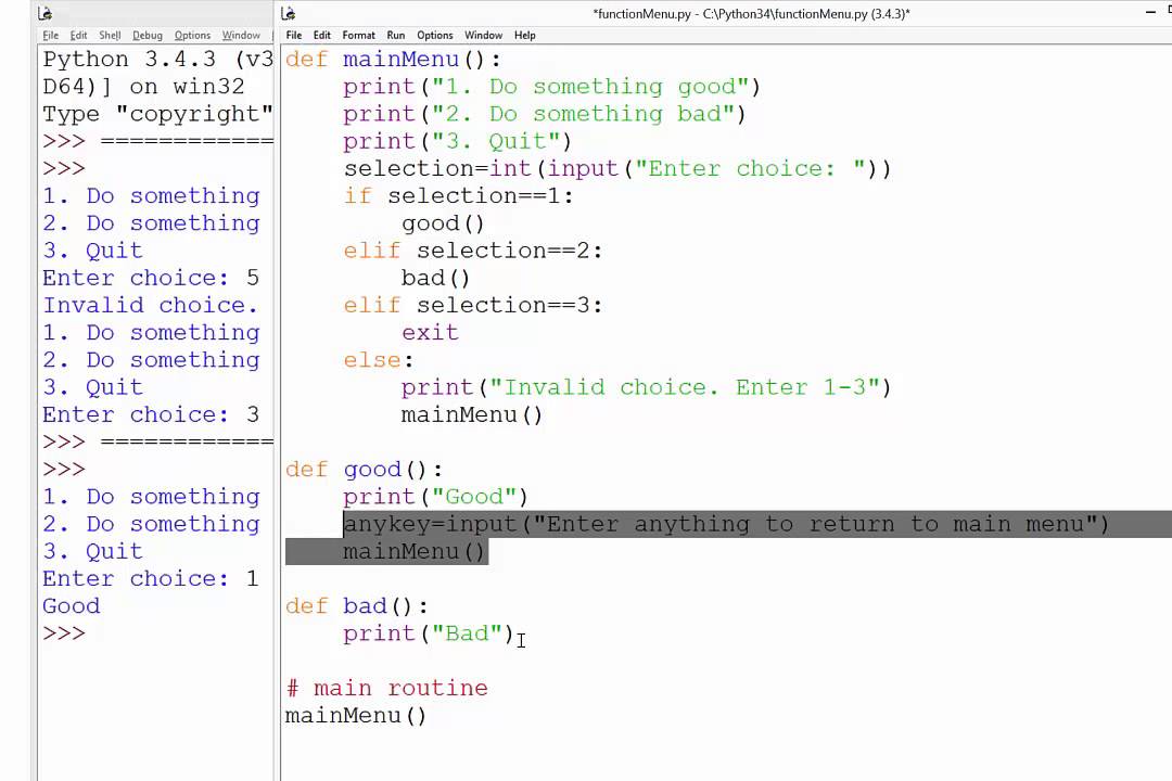 Python main function