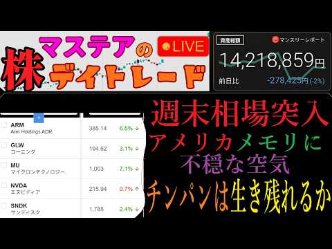 【第263回】マステアの株デイトレ配信 2026 06/05