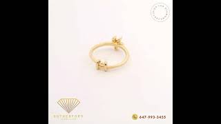 🌸 Exquisite Flower-Shaped Gold Ring 🌸