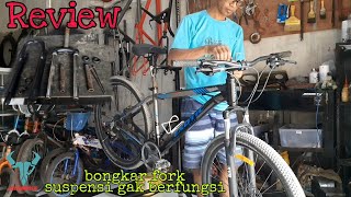 Review... servis fork mtb exotic yang mati total terbaru 2021