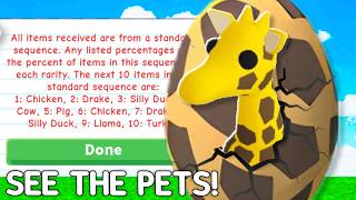 How To See What Pet Is Inside Your EGG In Adopt Me!