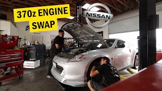 370Z Vq Engine Removal In 10 Minutes