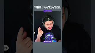 PARTE 1 // TODO PROCESSO CRIATIVO DO CORINGA ANTES DA LIVE KKK#gabepeixe #loud_coringa #loud #humor