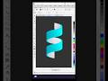 CorelDRAW 3D Spiral Ribbon Logo Design Tutorial | Abstract 3D Shape in CorelDRAW | #coreldraw #short