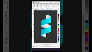 CorelDRAW 3D Spiral Ribbon Logo Design Tutorial | Abstract 3D Shape in CorelDRAW |
