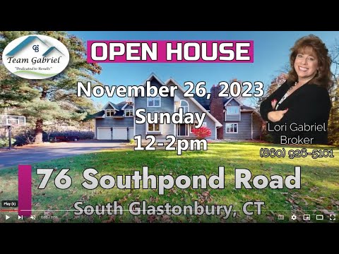76 Southpond Road, Glastonbury, CT home video tour