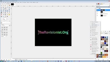 How to Make A 3D Floating Text Logo in GIMP