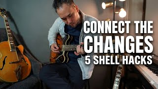 5 Shell Voicing Hacks That Make Bebop Progressions Obvious #jazzguitar #voiceleading #junewonchoi