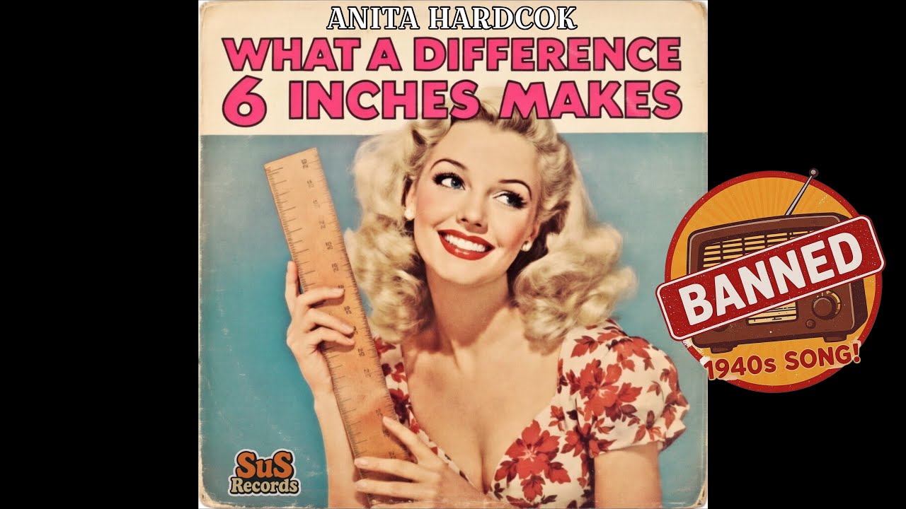 Watch Anita Hardcok - What a Difference 6 Inches Makes (Rare 40s Song) Hit 1940s Parody Song on YouTube Watch Anita Hardcok - What a Difference 6 Inches Makes (Rare 40s Song) Hit 1940s Parody Song on YouTube