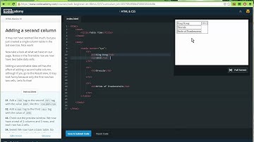 Codecademy HTML Basics 3 parts 1-7 Walkthrough