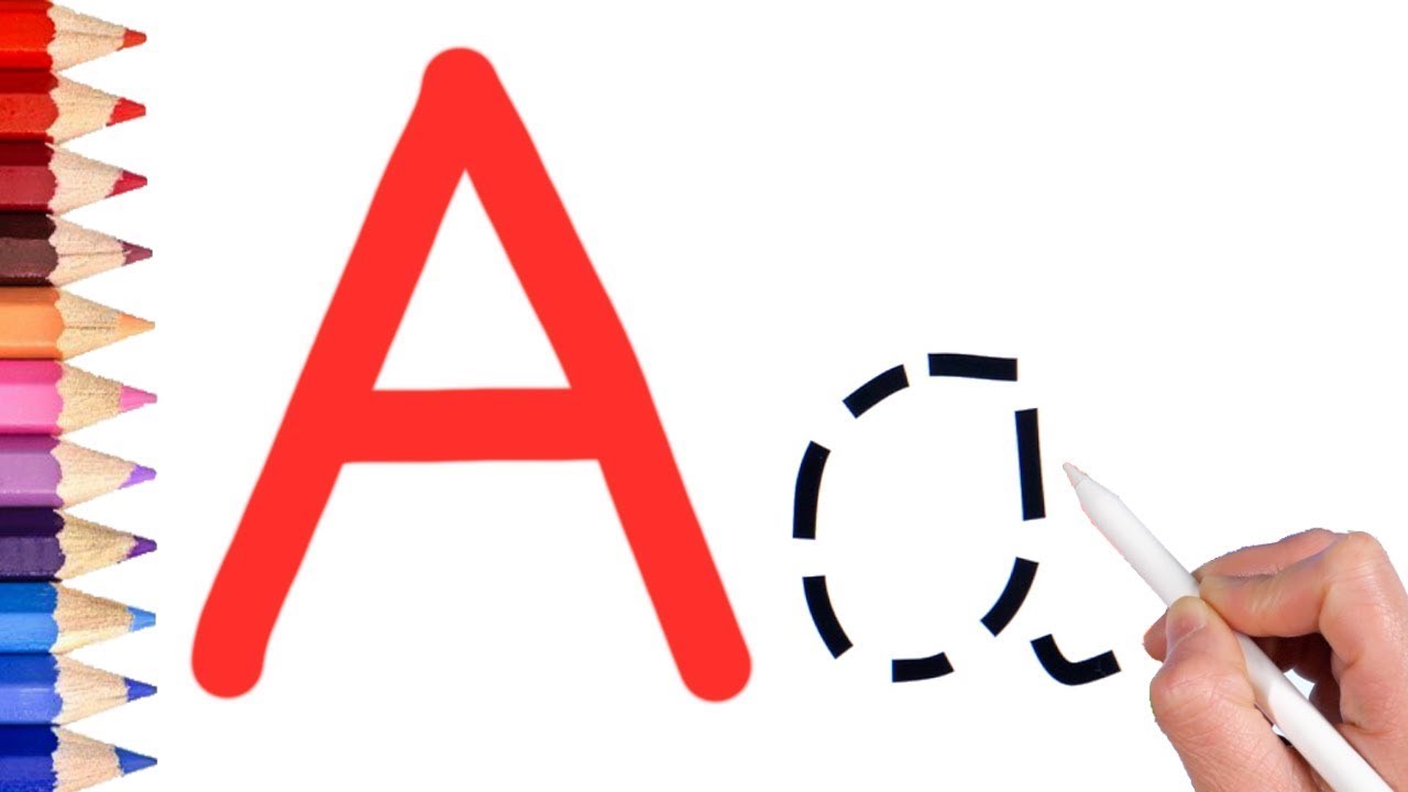 ABC Learn Upper and Lower Alphabets Tracing With Bright colors for Childers and Toddlers YouTube