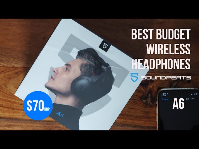 SoundPeats A6  Amazingly cheap Wireless Headphones with ANC! But are they  worth it? 