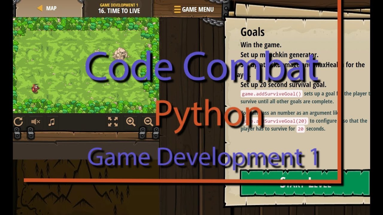 Codecombat Time To Live Level 16 Python Game Development Tutorial