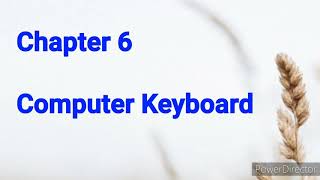 Computer Class 1 Chapter 6 Computer Keyboard (Number keys)