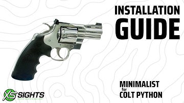 Minimalist Night Sight Installation - DIY - Colt Python
