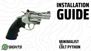 Minimalist Night Sight Installation - DIY - Colt Python