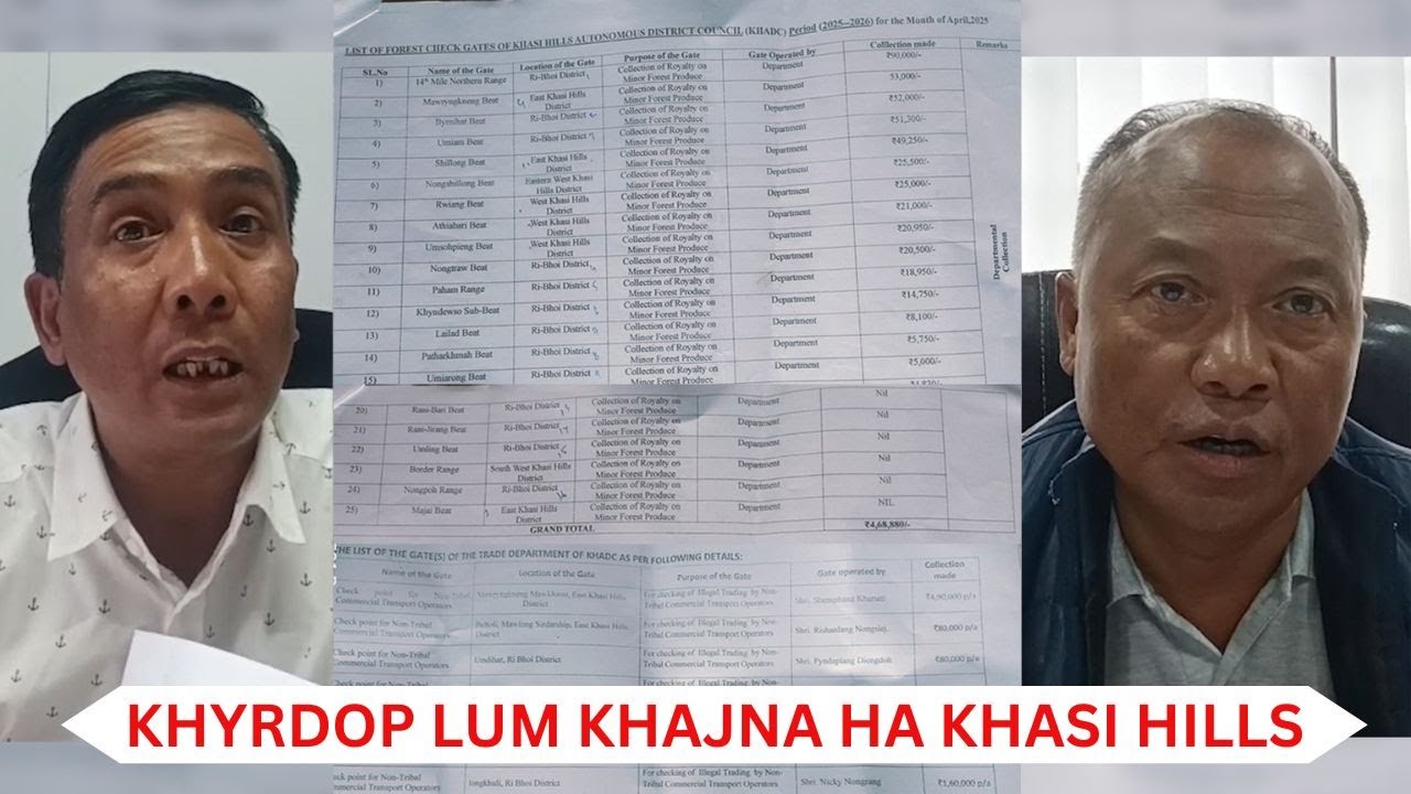 RTI halor Khyrdop lum khajna ha Ri Bhoi | KHNAM & KHADC