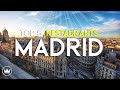 The top 5 best restaurants in madrid spain 2023