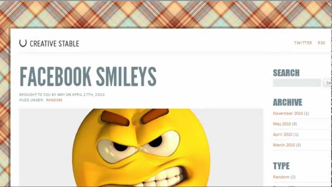 how to make smiley faces for facebook youtube