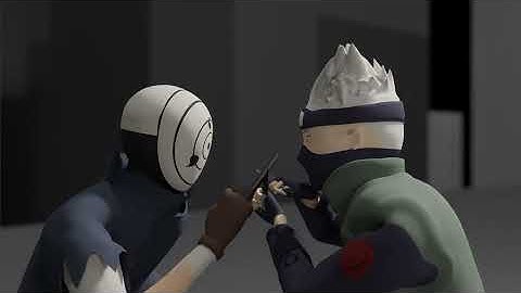 Kakashi vs Obito | Fight | 3D | Blender 3.2