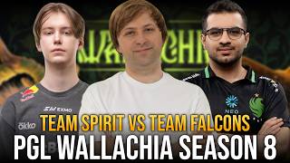НС, ДРЕД И САНЛАЙТ СМОТРЯТ FALCONS vs SPIRIT (реально интересный матч)