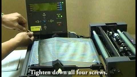 SD1 Stacker Tray Installation and Adjustment