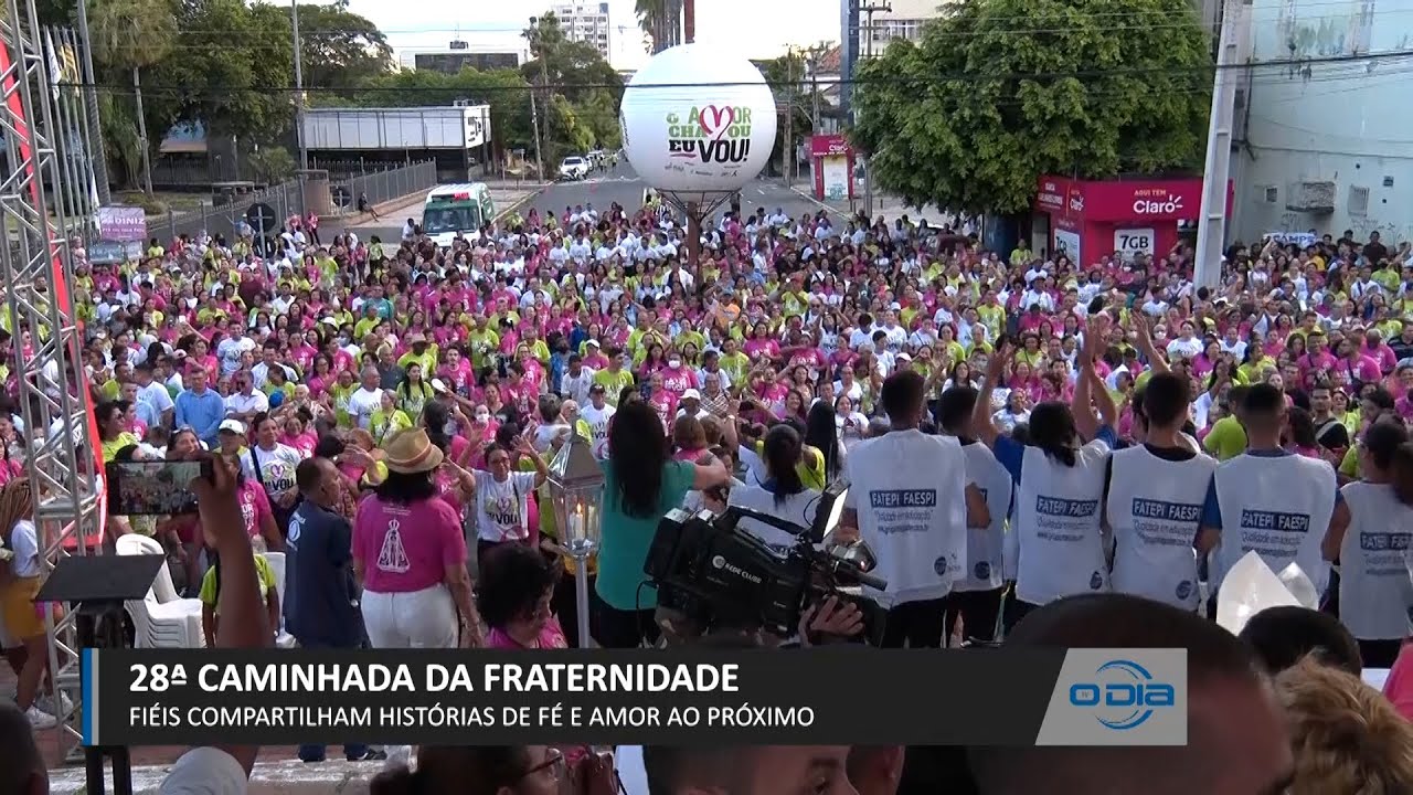 Fiéis compartilham histórias de fé e amor na 28ª Caminhada da Fraternidade 12 06 2023