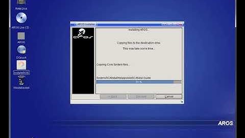 AROS One x86 : Tutorial Video