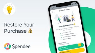 How to Restore Purchases in SPENDEE App screenshot 2