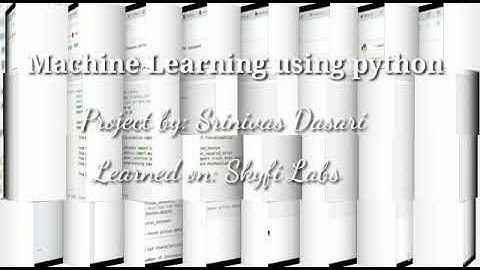 Machine Learning using Python - Project Assignment for Skyfilabs Online Course